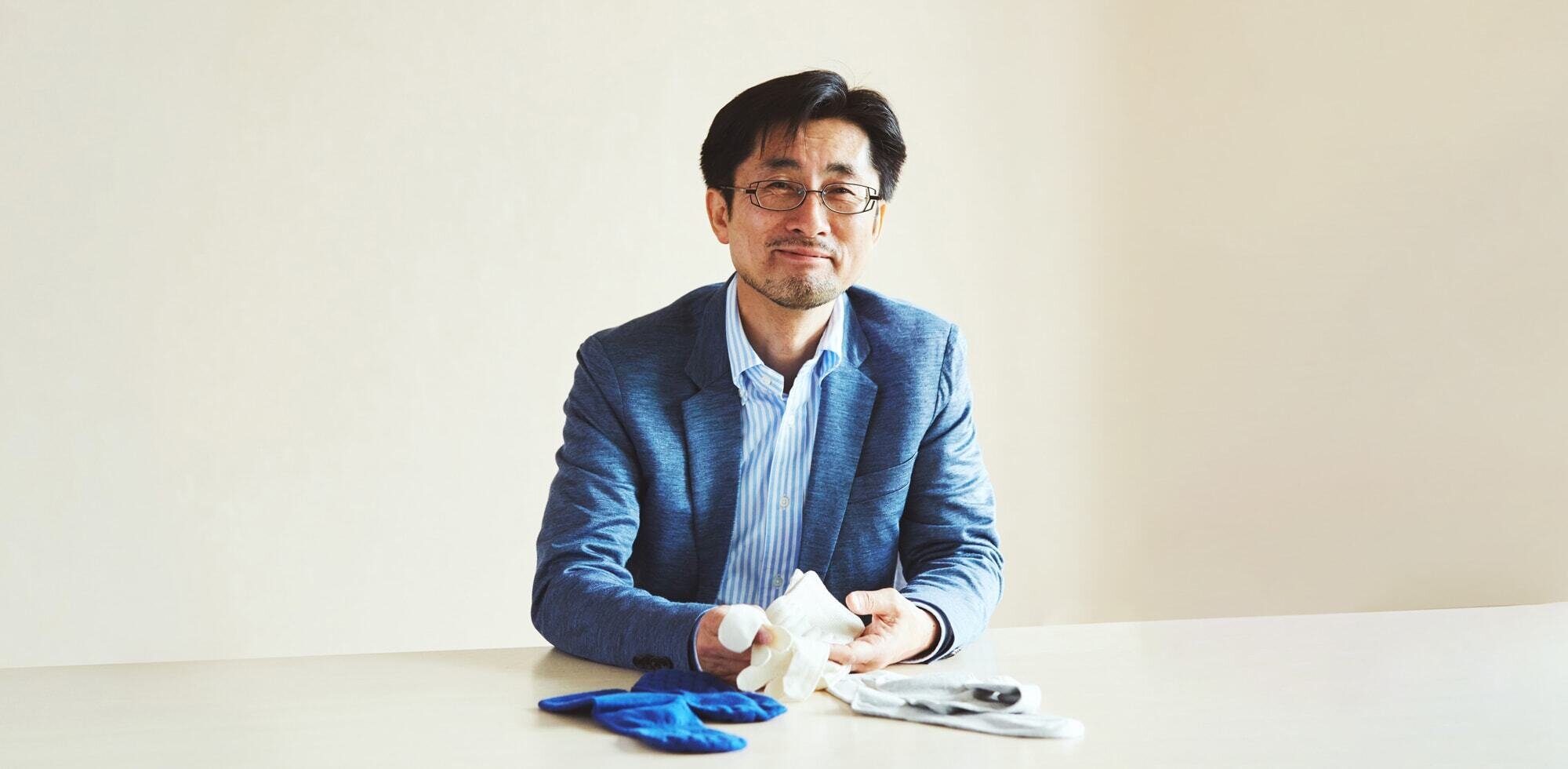 冷えとり靴下の先駆者であるという山忠のプライド。